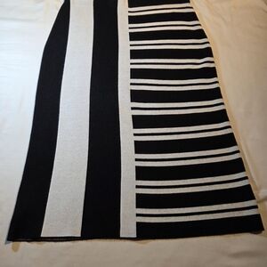 Theory Efersten Mixed Stripe Knit Pencil Skirt - Size M